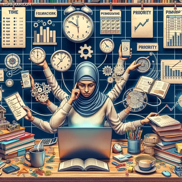 اختبار أكاديمي شامل: مهارات إدارة الوقت المتقدمة