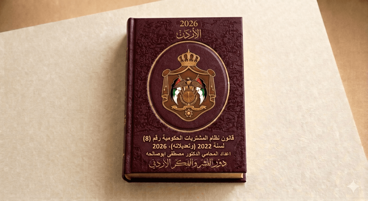 الحمدلله تم بحمد الله وتوفيقه اصدار كود قانون المشتريات الحكومي نسخه 2026 من سلسلة الاصدارات لدار النشر والتوزيع المكتبه الوطنيه القانونيه