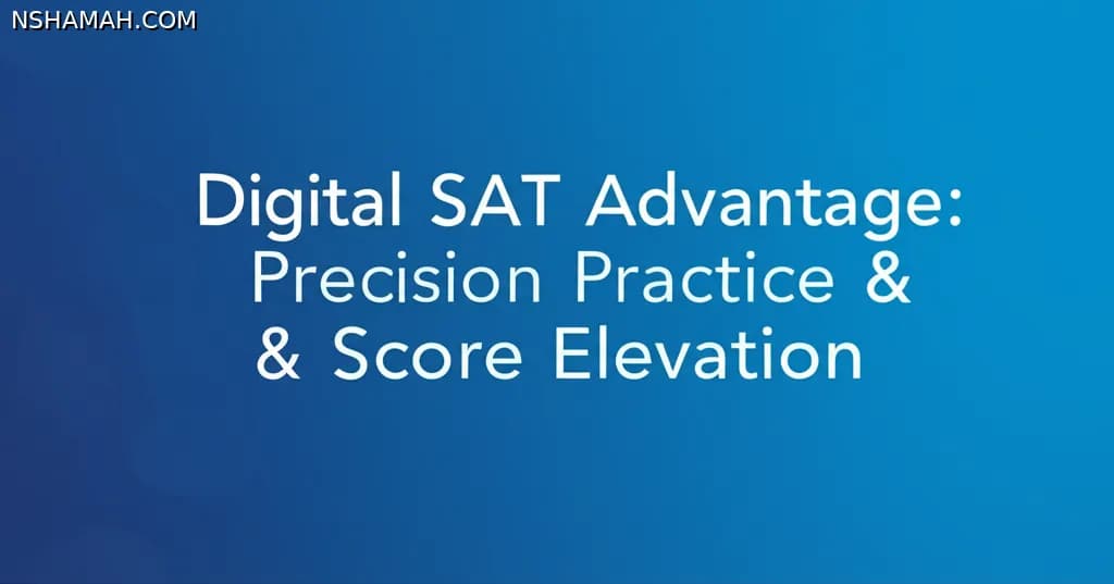 Digital SAT Advantage: Precision Practice & Score Elevation