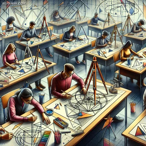 التحدي الأكاديمي في الرسم الهندسي: محاور الإبداع والإتقان